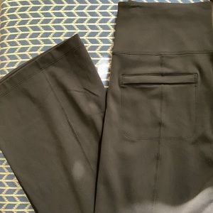 Black delancey flare legging/pant